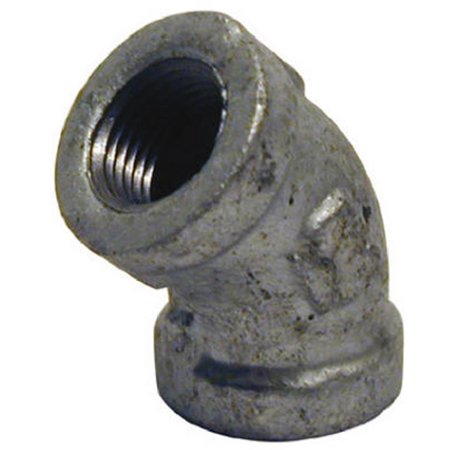 HOMESTEAD G-L4520 2 in. Galvanized 45 Degree Equal Elbow HO570211